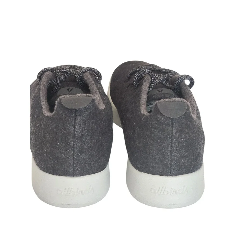 Allbirds Wool Runners Mens 10 Charcoal Grey Sustainable Merino Wool Sneakers NEW